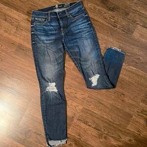 NWOT 7 For‎ All Mankind - The Ankle Skinny
